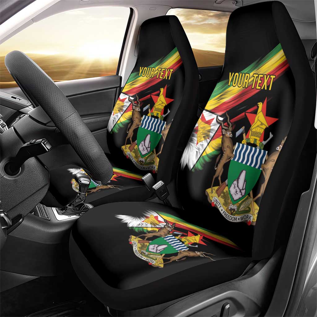 Zimbabwe Wings Flag Car Seat Cover Proudly Zimbabwean - Wonder Print Shop