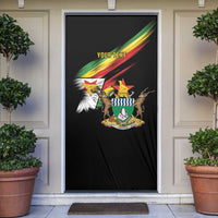 Zimbabwe Wings Flag Door Cover Proudly Zimbabwean - Wonder Print Shop