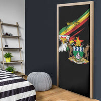 Zimbabwe Wings Flag Door Cover Proudly Zimbabwean - Wonder Print Shop