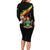 Zimbabwe Wings Flag Family Matching Long Sleeve Bodycon Dress and Hawaiian Shirt Proudly Zimbabwean - Wonder Print Shop