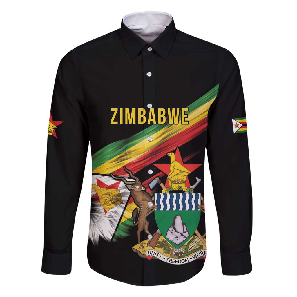 Zimbabwe Wings Flag Family Matching Mermaid Dress and Hawaiian Shirt Proudly Zimbabwean - Wonder Print Shop