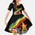Zimbabwe Wings Flag Family Matching Off The Shoulder Long Sleeve Dress and Hawaiian Shirt Proudly Zimbabwean - Wonder Print Shop