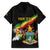 Zimbabwe Wings Flag Family Matching Off Shoulder Short Dress and Hawaiian Shirt Proudly Zimbabwean - Wonder Print Shop