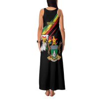 Zimbabwe Wings Flag Family Matching Tank Maxi Dress and Hawaiian Shirt Proudly Zimbabwean - Wonder Print Shop
