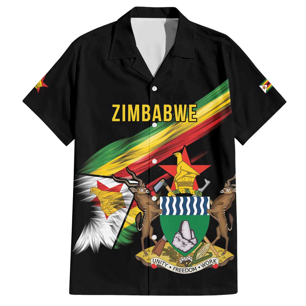 Zimbabwe Wings Flag Hawaiian Shirt Proudly Zimbabwean - Wonder Print Shop