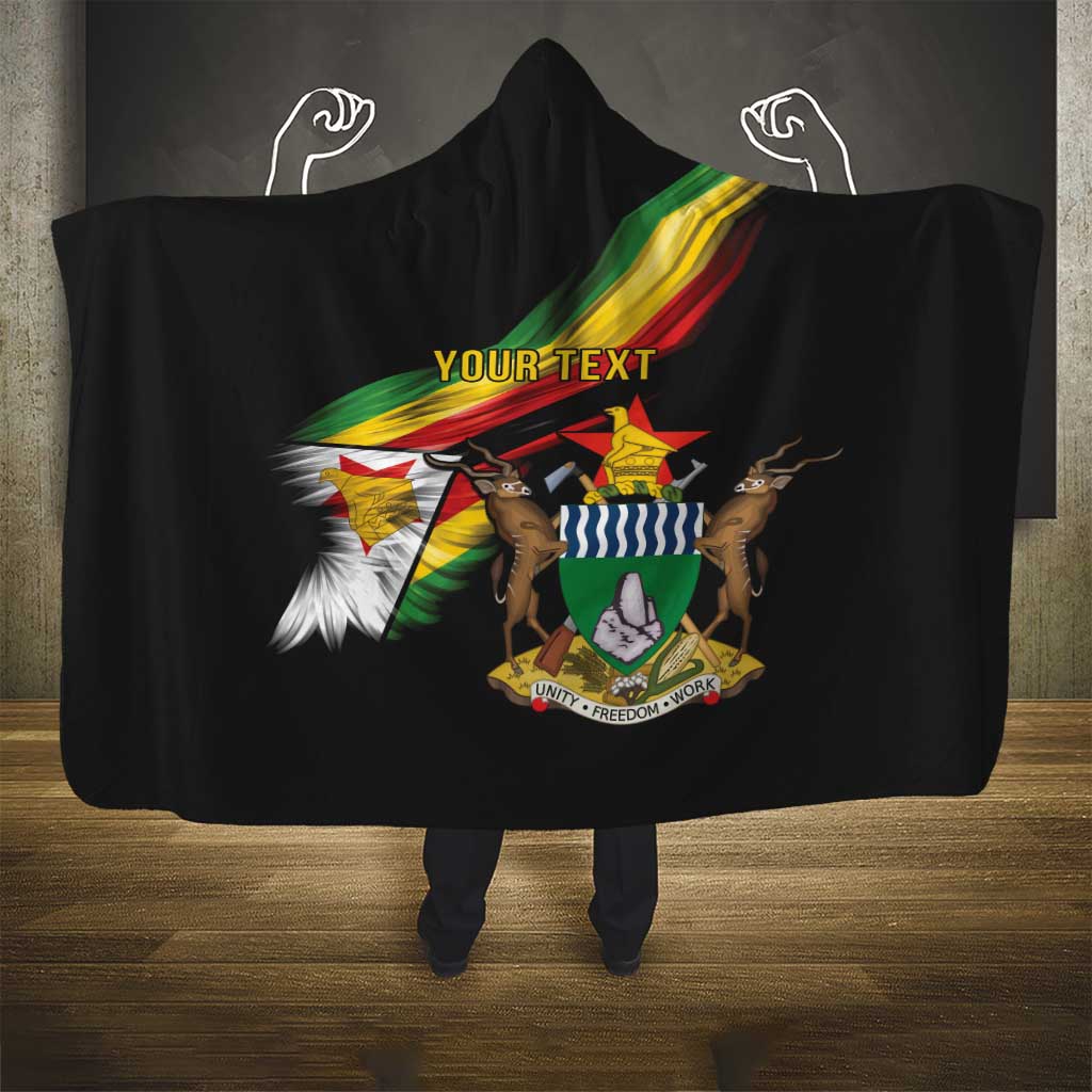 Zimbabwe Wings Flag Hooded Blanket Proudly Zimbabwean - Wonder Print Shop