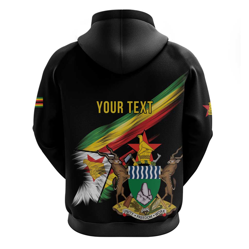 Zimbabwe Wings Flag Hoodie Proudly Zimbabwean - Wonder Print Shop