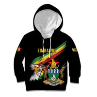 Zimbabwe Wings Flag Kid Hoodie Proudly Zimbabwean - Wonder Print Shop