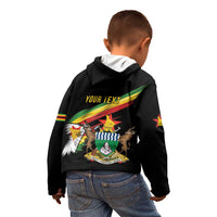 Zimbabwe Wings Flag Kid Hoodie Proudly Zimbabwean - Wonder Print Shop