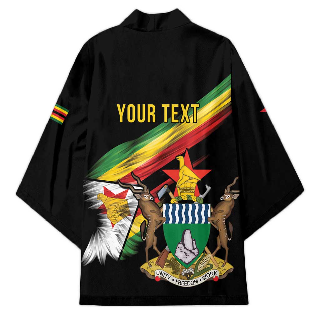 Zimbabwe Wings Flag Kimono Proudly Zimbabwean - Wonder Print Shop