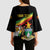 Zimbabwe Wings Flag Kimono Sleeve Blouse Proudly Zimbabwean - Wonder Print Shop