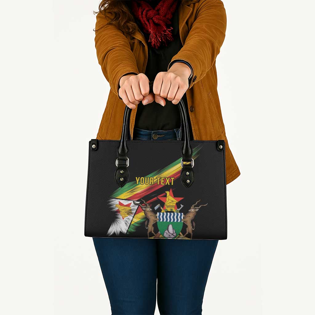 Zimbabwe Wings Flag Leather Bag Proudly Zimbabwean - Wonder Print Shop