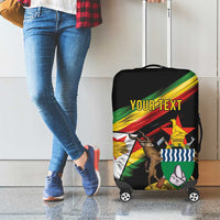 Zimbabwe Wings Flag Luggage Cover Proudly Zimbabwean - Wonder Print Shop