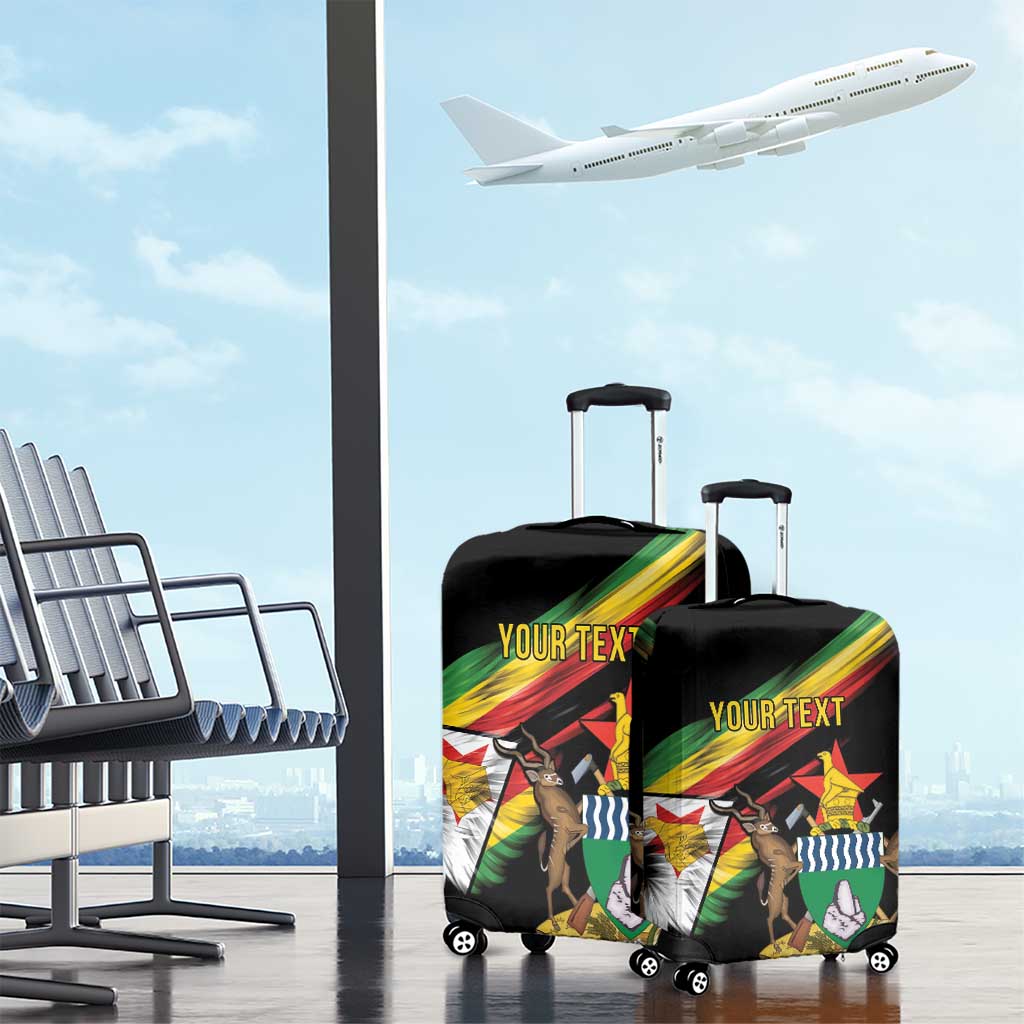 Zimbabwe Wings Flag Luggage Cover Proudly Zimbabwean - Wonder Print Shop
