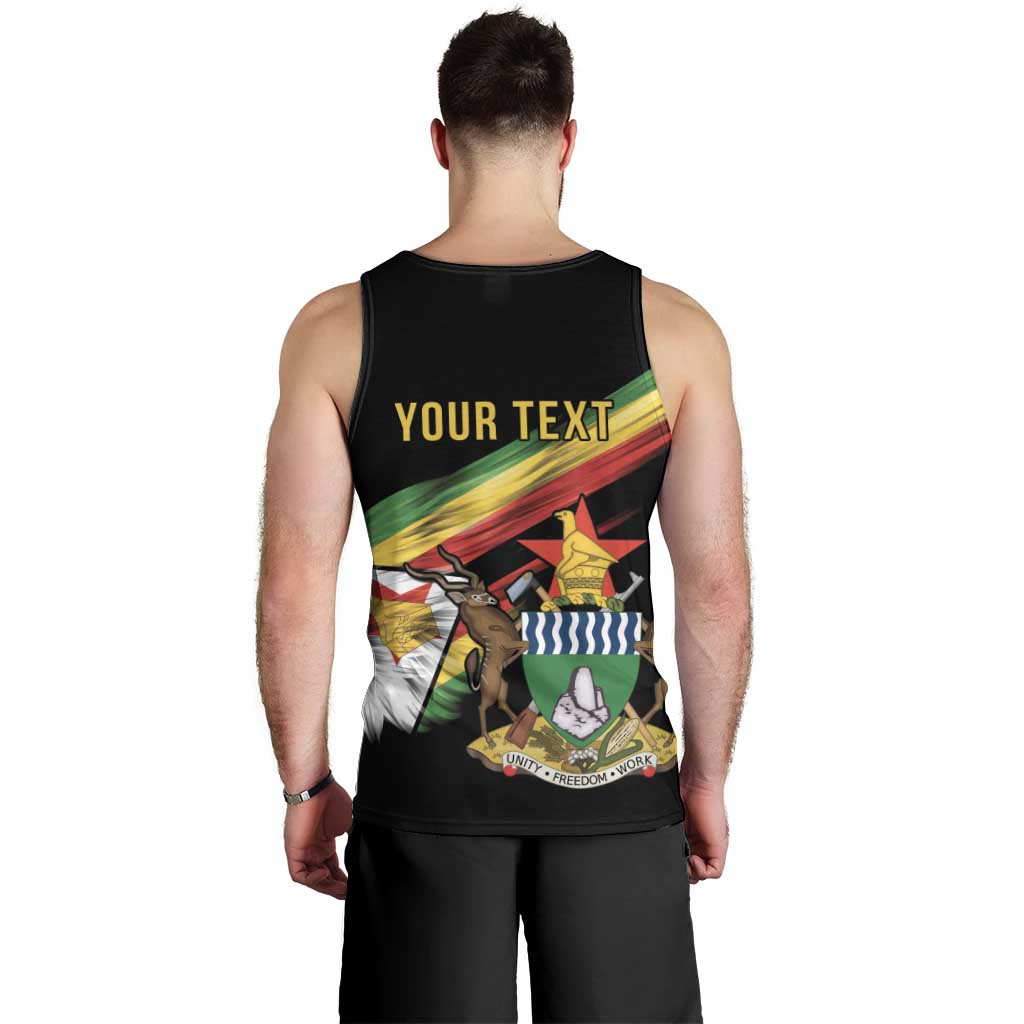 Zimbabwe Wings Flag Men Tank Top Proudly Zimbabwean - Wonder Print Shop