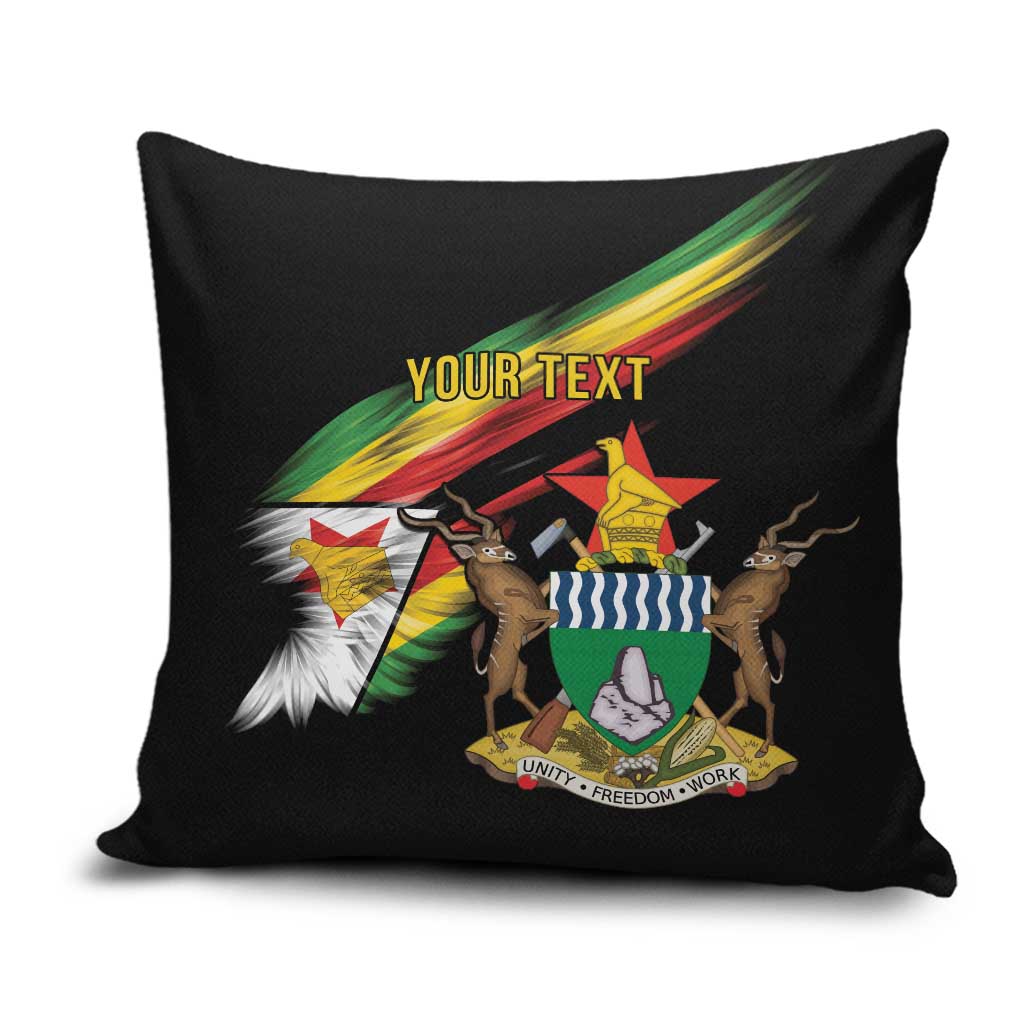 Zimbabwe Wings Flag Pillow Cover Proudly Zimbabwean - Wonder Print Shop