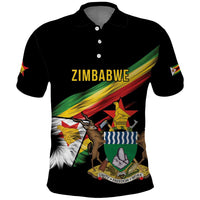 Zimbabwe Wings Flag Polo Shirt Proudly Zimbabwean - Wonder Print Shop