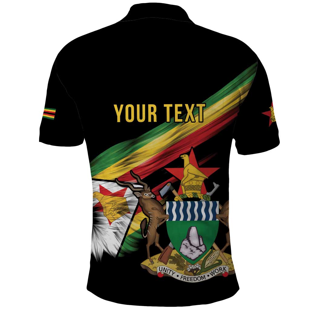 Zimbabwe Wings Flag Polo Shirt Proudly Zimbabwean - Wonder Print Shop