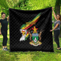 Zimbabwe Wings Flag Quilt Proudly Zimbabwean - Wonder Print Shop