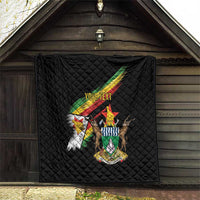 Zimbabwe Wings Flag Quilt Proudly Zimbabwean - Wonder Print Shop