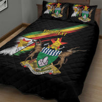 Zimbabwe Wings Flag Quilt Bed Set Proudly Zimbabwean - Wonder Print Shop