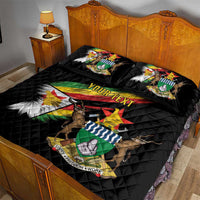 Zimbabwe Wings Flag Quilt Bed Set Proudly Zimbabwean - Wonder Print Shop