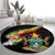 Zimbabwe Wings Flag Round Carpet Proudly Zimbabwean - Wonder Print Shop