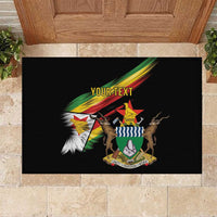Zimbabwe Wings Flag Rubber Doormat Proudly Zimbabwean - Wonder Print Shop