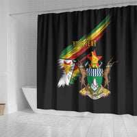 Zimbabwe Wings Flag Shower Curtain Proudly Zimbabwean - Wonder Print Shop