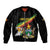 Zimbabwe Wings Flag Sleeve Zip Bomber Jacket Proudly Zimbabwean - Wonder Print Shop
