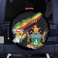 Zimbabwe Wings Flag Spare Tire Cover Proudly Zimbabwean - Wonder Print Shop