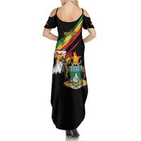 Zimbabwe Wings Flag Summer Maxi Dress Proudly Zimbabwean - Wonder Print Shop