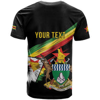 Zimbabwe Wings Flag T Shirt Proudly Zimbabwean - Wonder Print Shop