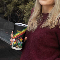 Zimbabwe Wings Flag Tumbler Cup Proudly Zimbabwean - Wonder Print Shop