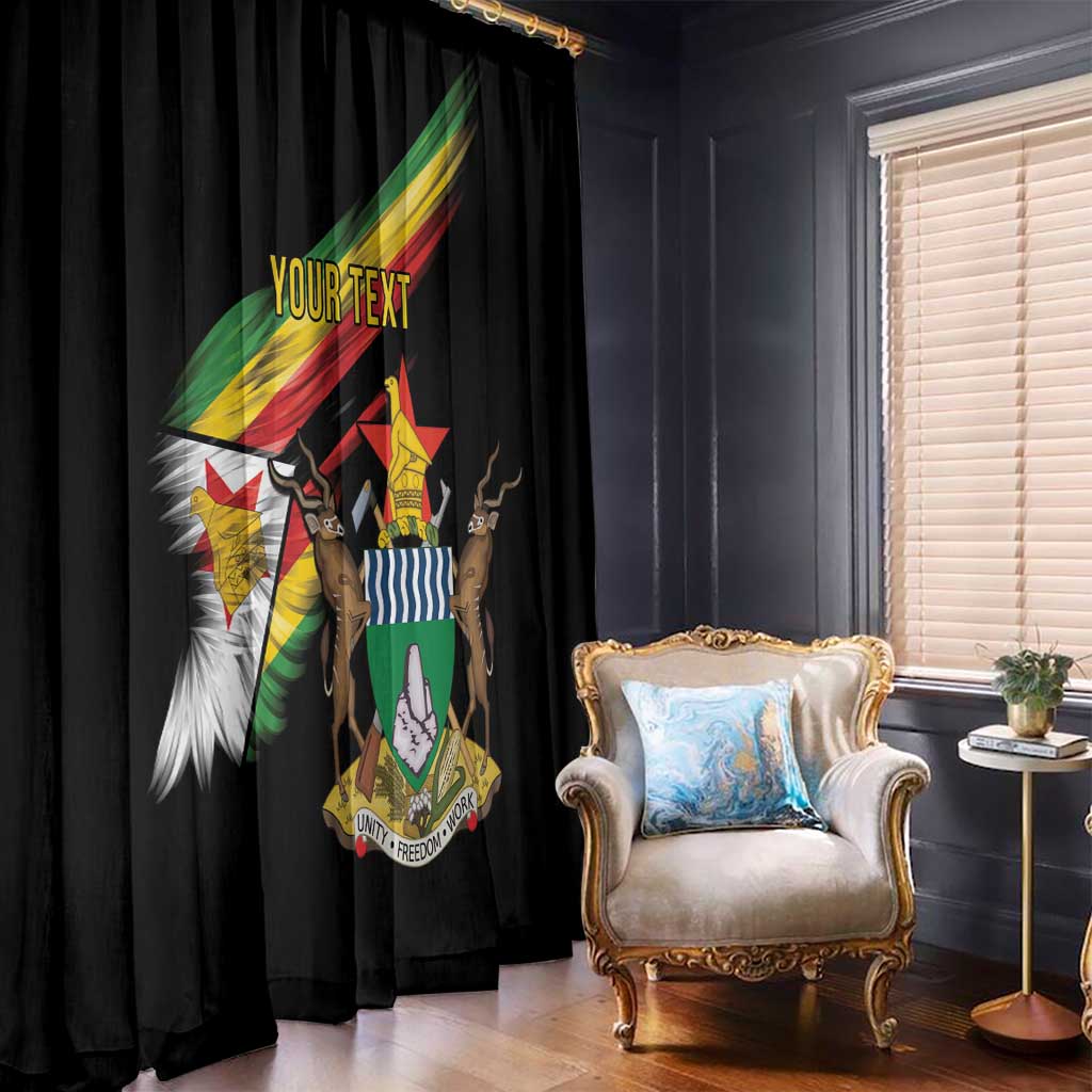 Zimbabwe Wings Flag Window Curtain Proudly Zimbabwean - Wonder Print Shop