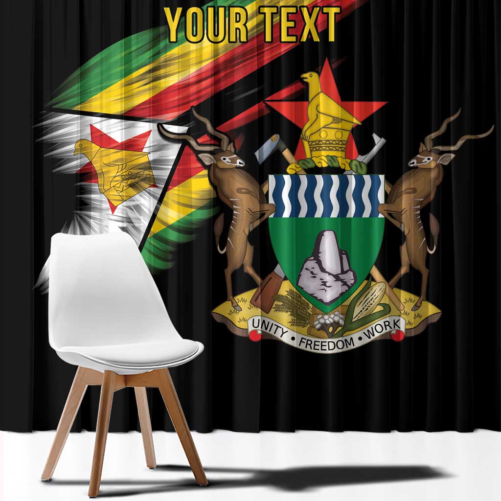 Zimbabwe Wings Flag Window Curtain Proudly Zimbabwean - Wonder Print Shop