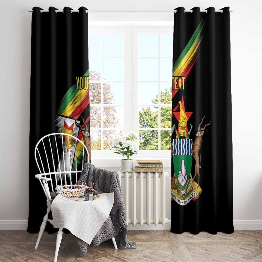 Zimbabwe Wings Flag Window Curtain Proudly Zimbabwean - Wonder Print Shop