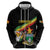 Zimbabwe Wings Flag Zip Hoodie Proudly Zimbabwean - Wonder Print Shop