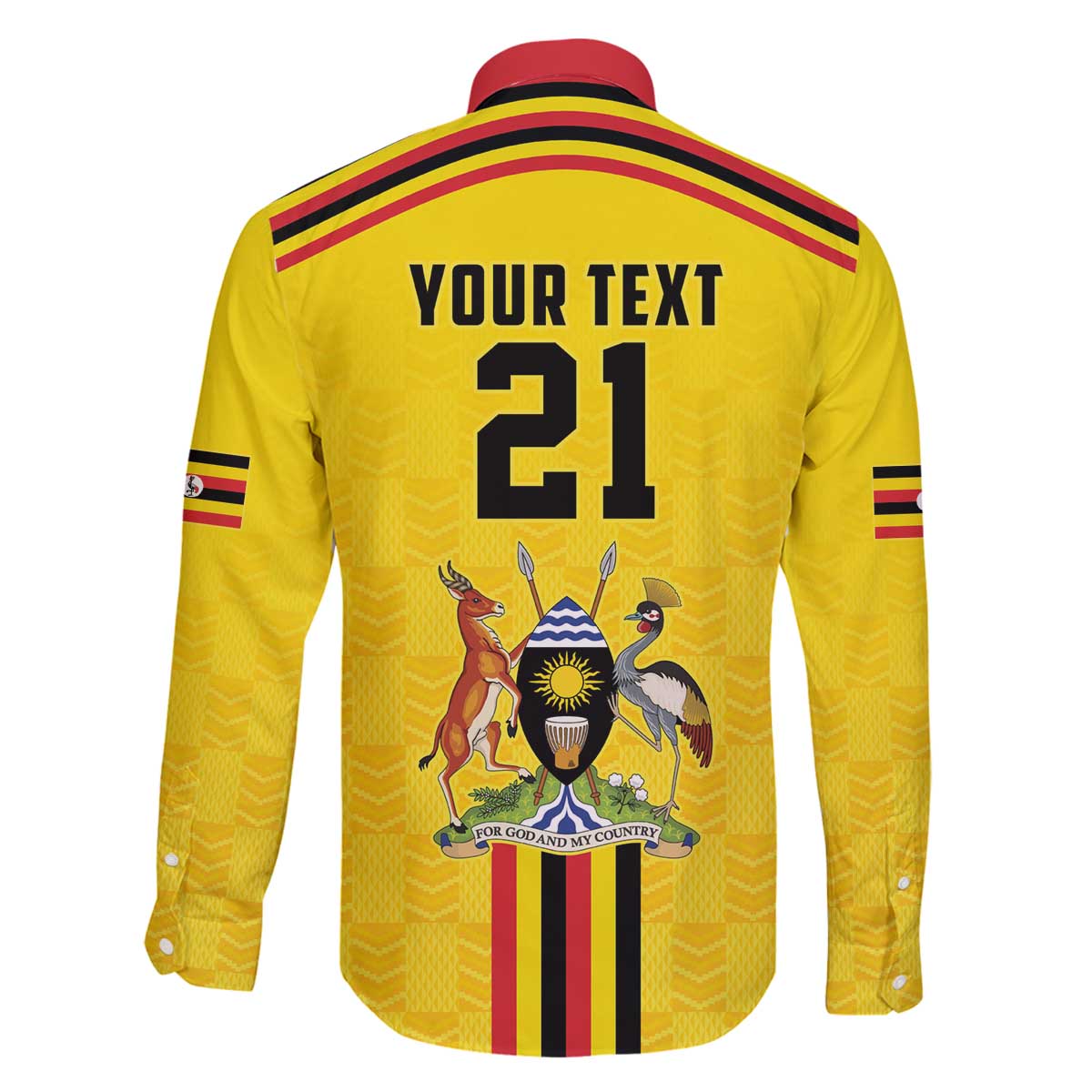 Uganda Cricket Custom Family Matching Off The Shoulder Long Sleeve Dress and Hawaiian Shirt Cranes Cricket Ball Fire - Wonder Print Shop