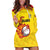 Uganda Cricket Custom Hoodie Dress Cranes Cricket Ball Fire - Wonder Print Shop