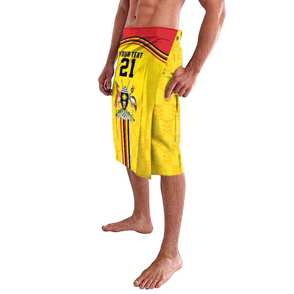 Uganda Cricket Custom Lavalava Cranes Cricket Ball Fire - Wonder Print Shop