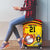 Uganda Cricket Custom Luggage Cover Cranes Cricket Ball Fire - Wonder Print Shop