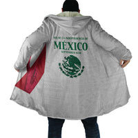 Dia de la Independencia de Mexico Cloak 16 De Septiembre Traditional Aztec Tribal White