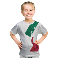 Dia de la Independencia de Mexico Kid T Shirt 16 De Septiembre Traditional Aztec Tribal White