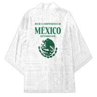 Dia de la Independencia de Mexico Kimono 16 De Septiembre Traditional Aztec Tribal White