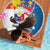 Personalized Filipino-American Beach Blanket The Eight-Rayed Sun with Bald Eagle LT9 - Wonder Print Shop