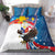 Personalized Filipino-American Bedding Set The Eight-Rayed Sun with Bald Eagle LT9 - Wonder Print Shop