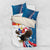 Personalized Filipino-American Bedding Set The Eight-Rayed Sun with Bald Eagle LT9 - Wonder Print Shop