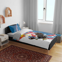Personalized Filipino-American Bedding Set The Eight-Rayed Sun with Bald Eagle LT9 - Wonder Print Shop