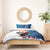 Personalized Filipino-American Bedding Set The Eight-Rayed Sun with Bald Eagle LT9 - Wonder Print Shop